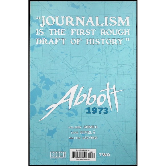 BOOM! Studios Abbott 1973 No. 2 Mirka Andolfo Variant Cover Comic‎ Book #1 - Picture 2 of 2